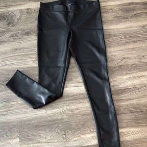Express Black Faux Leather Pants